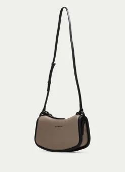 Bolsa De Ombro Taupe