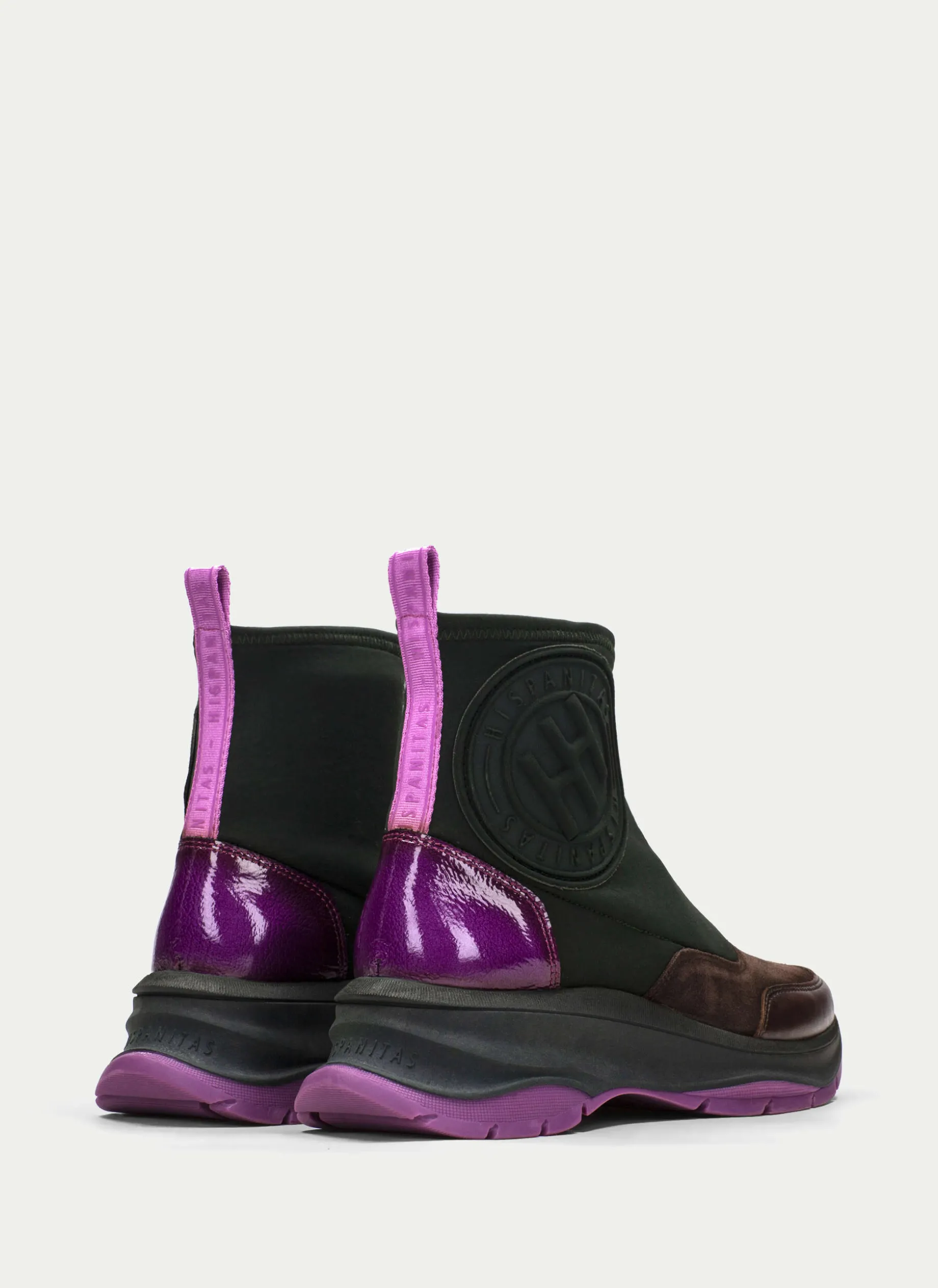 Botins Desportivos Alaska Forest Marrom Magenta