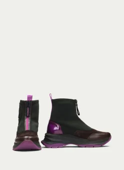 Botins Desportivos Alaska Forest Marrom Magenta