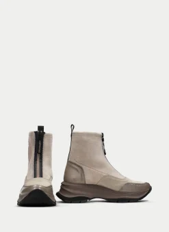 Botins Desportivos Alaska Taupe Ivory