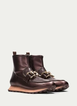 Botins Desportivos Loira Bronze
