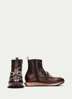 Botins Desportivos Loira Bronze