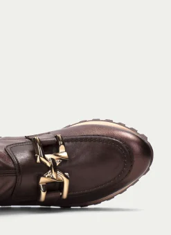 Botins Desportivos Loira Bronze