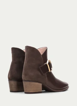 Botins Madeira Marrom