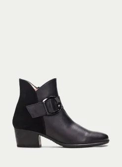 Botins Madeira Preto