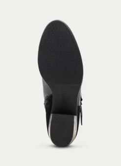 Botins Madeira Preto