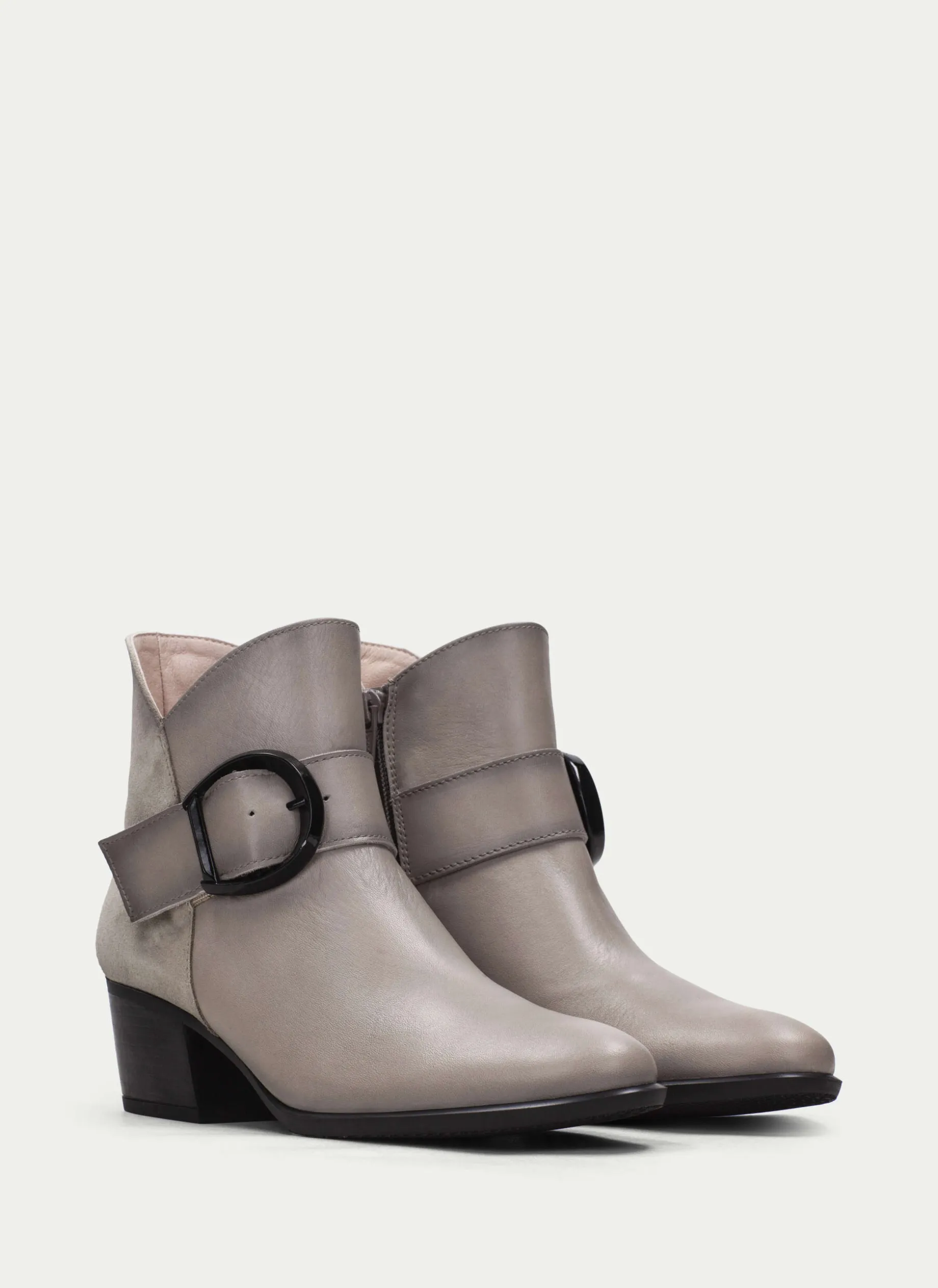 Botins Madeira Taupe