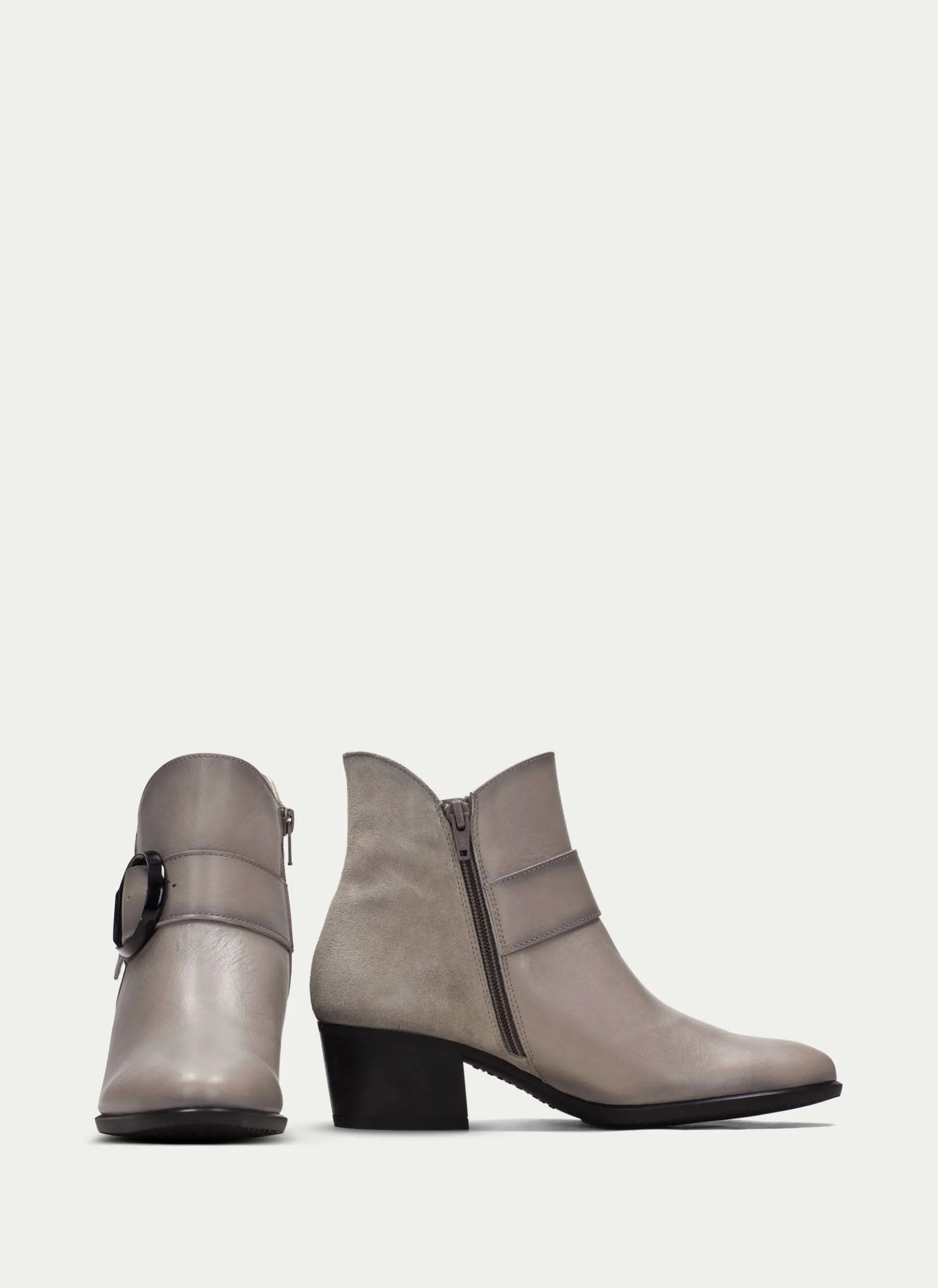 Botins Madeira Taupe