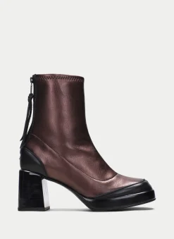 Botins Tokio Preto Bronze