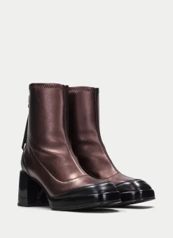 Botins Tokio Preto Bronze