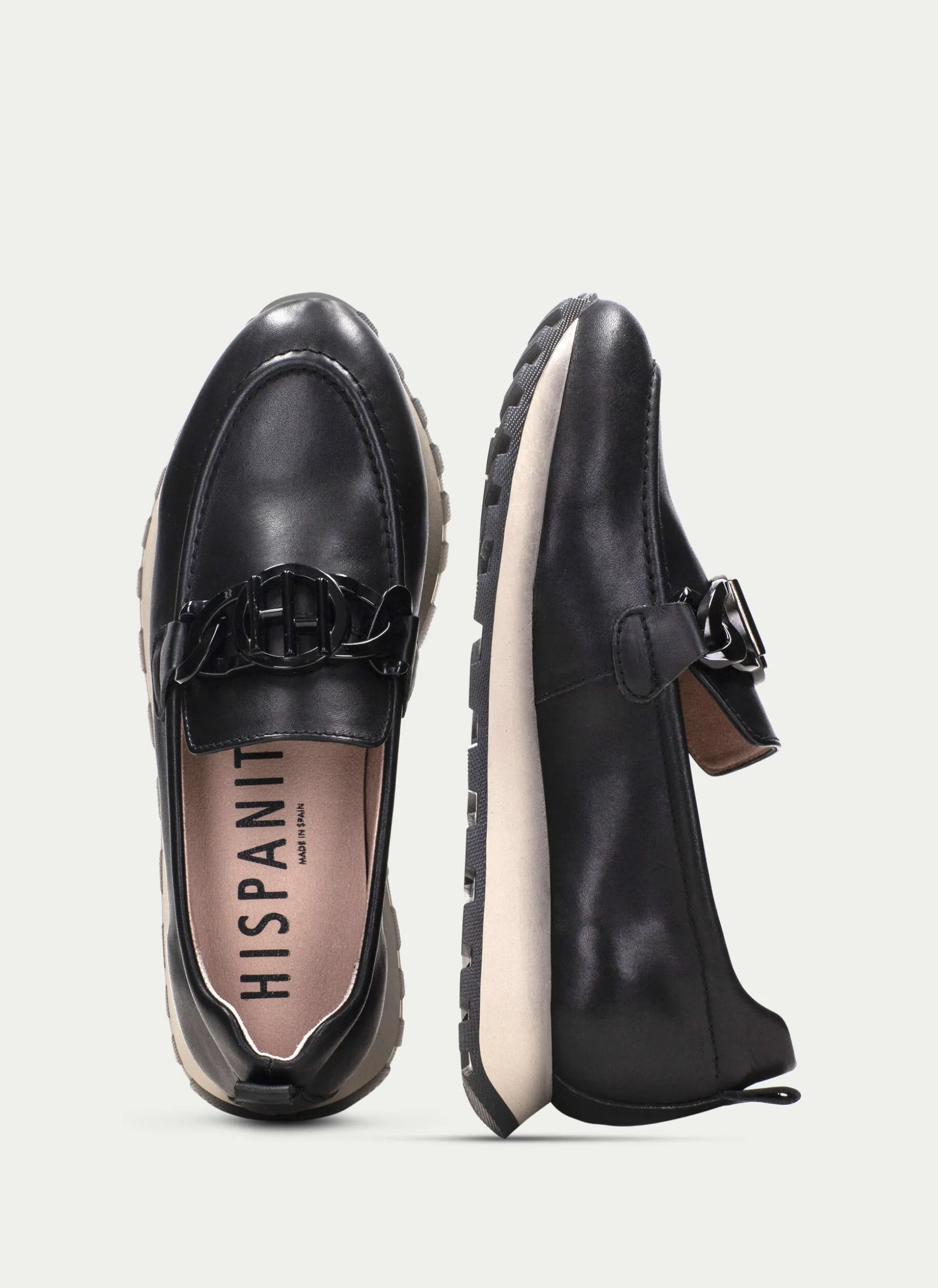 Moccasins Loira Preto
