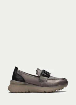 Moccasins Polinesia Plomo