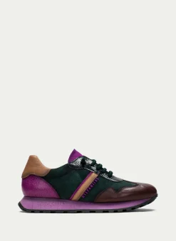 Sneakers Loira Forest Marrom Magenta