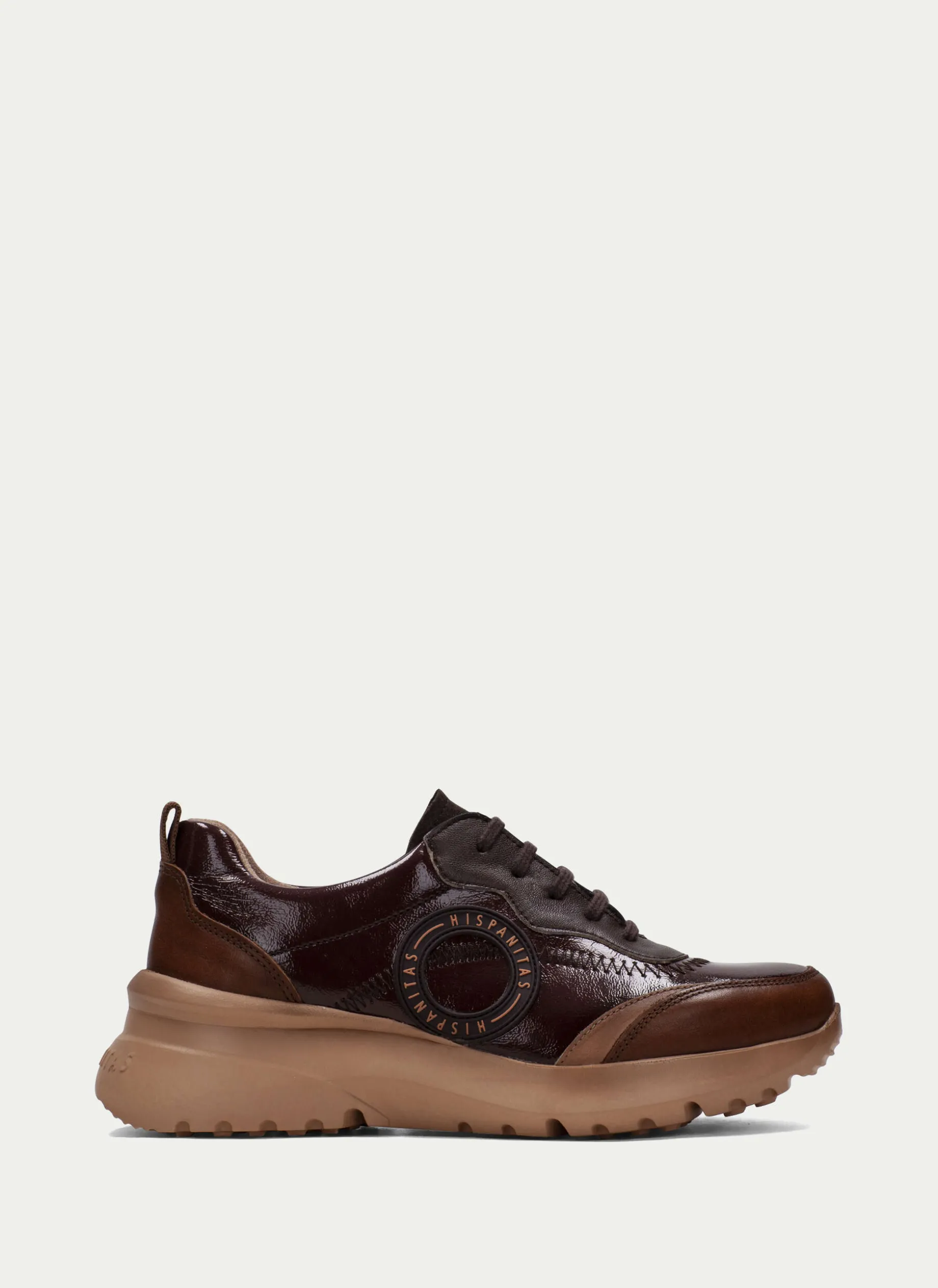 Sneakers Polinesia Couro Marrom