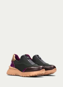 Sneakers Polinesia Forest Marrom Magenta