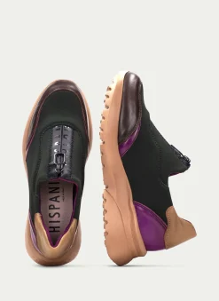 Sneakers Polinesia Forest Marrom Magenta